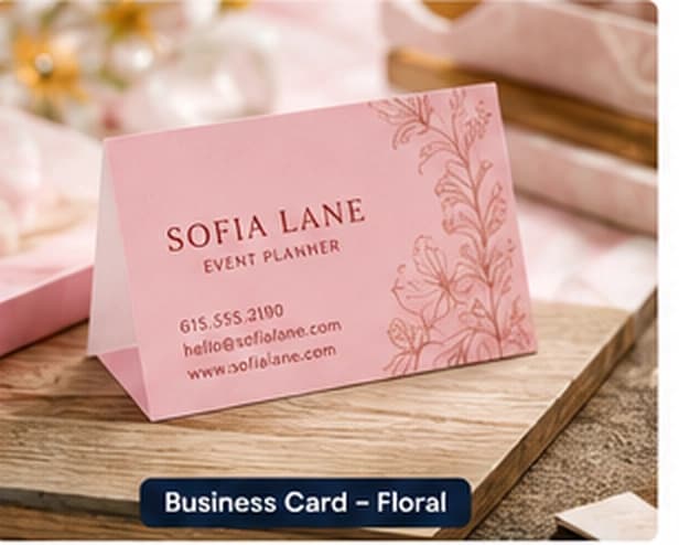 Floral Business Cards