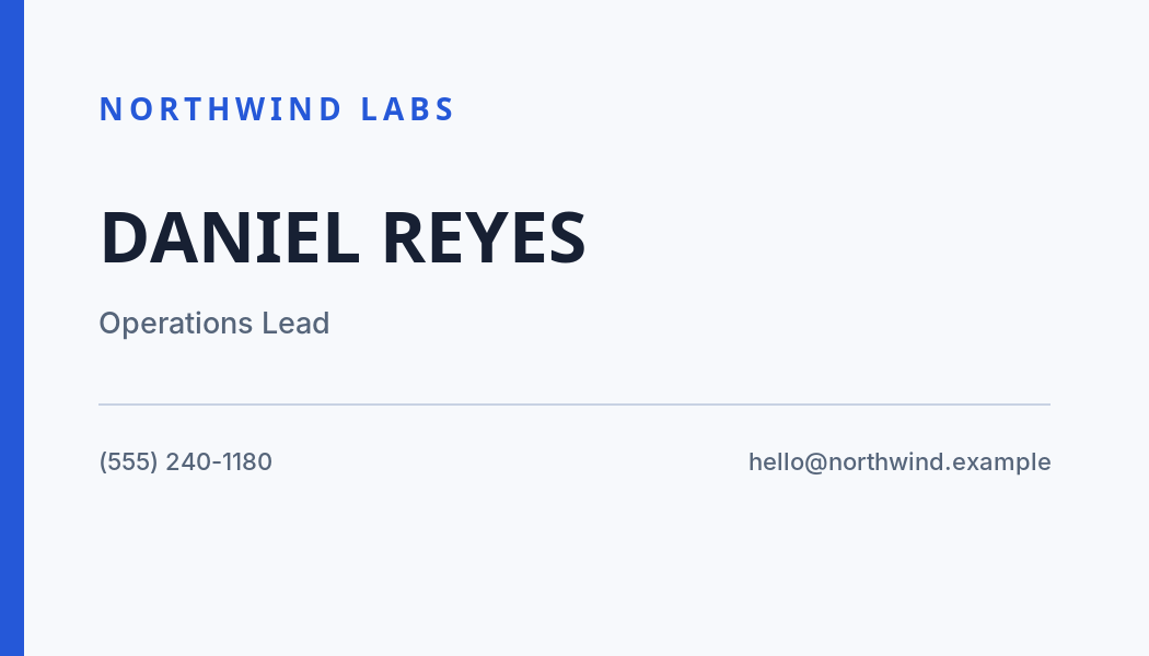 Corporate Blue Grid business card preview