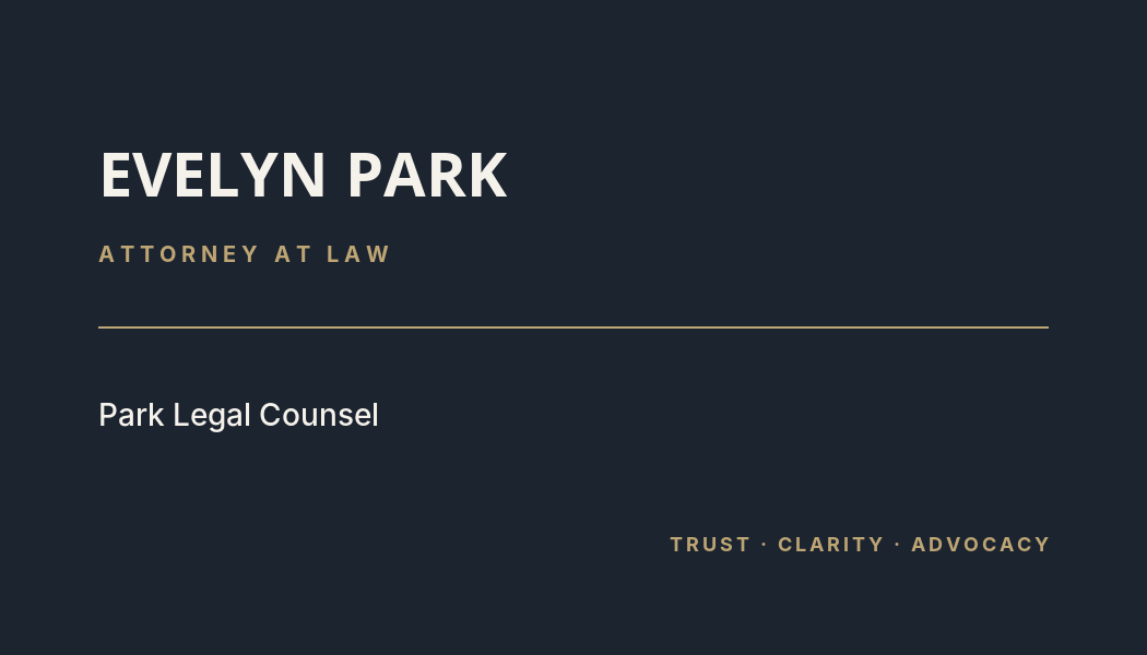 Legal Advisor business card preview