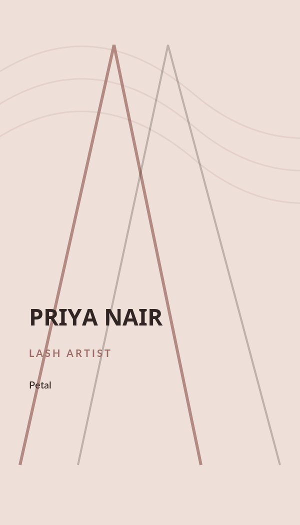Petal Beauty & Spa business card preview