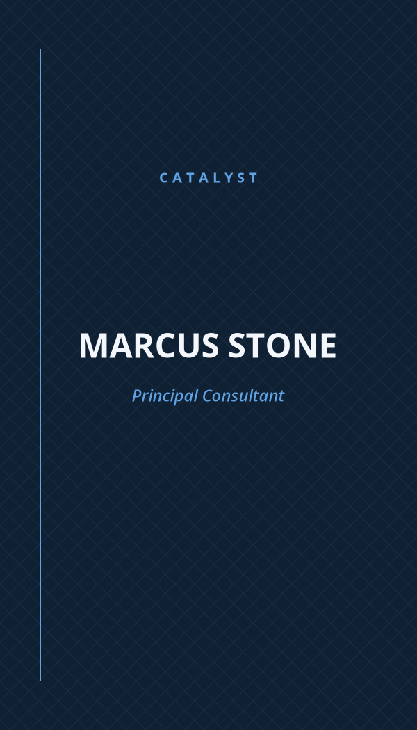 Catalyst Consulting business card preview