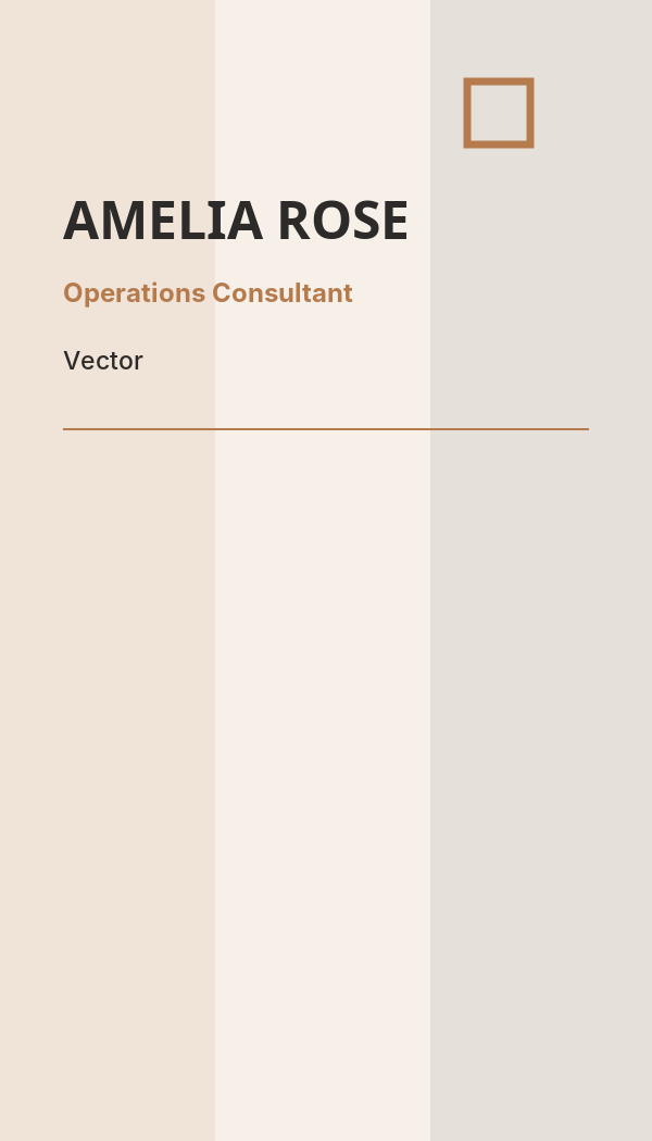Vector Consulting business card preview