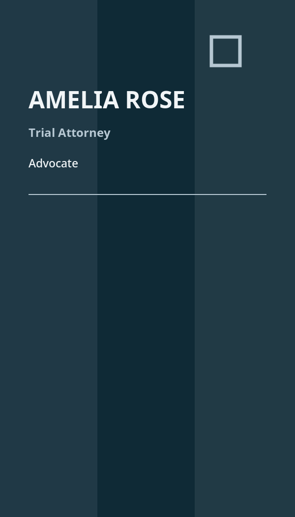 Advocate Legal business card preview
