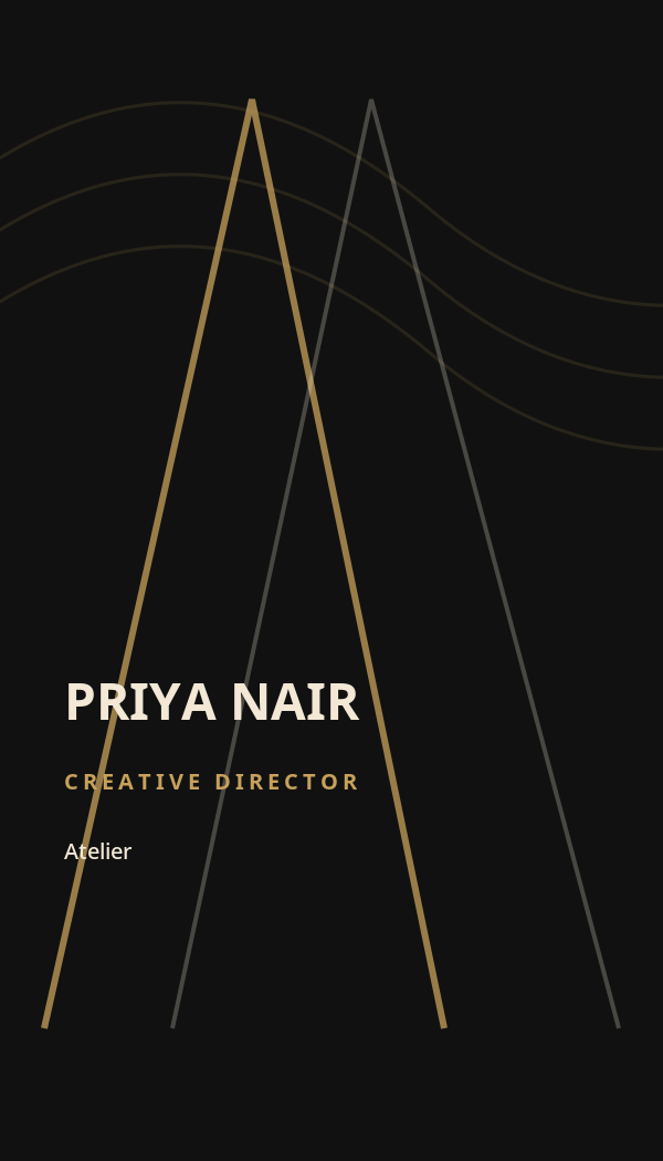 Atelier Luxury business card preview