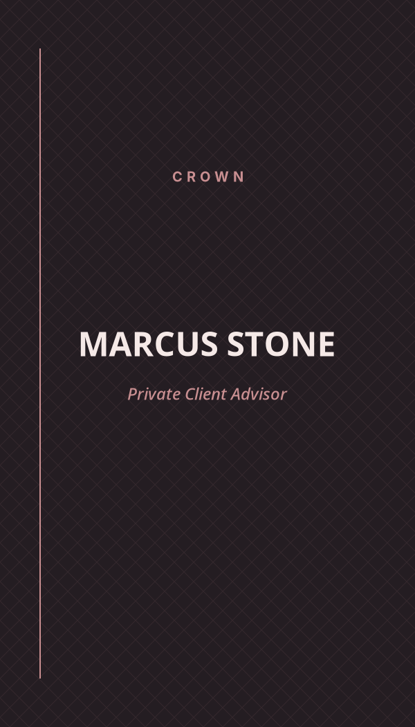 Crown Luxury business card preview