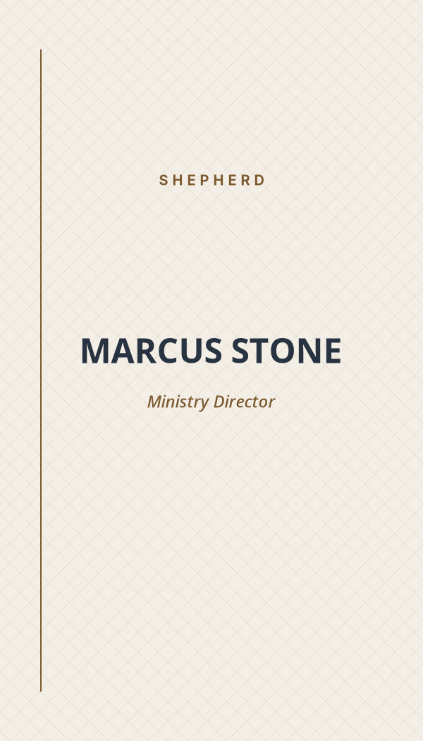 Shepherd Ministry business card preview