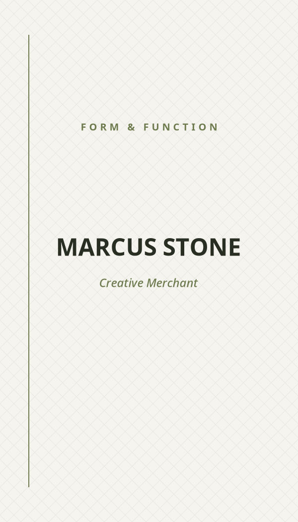 Form & Function Retail business card preview