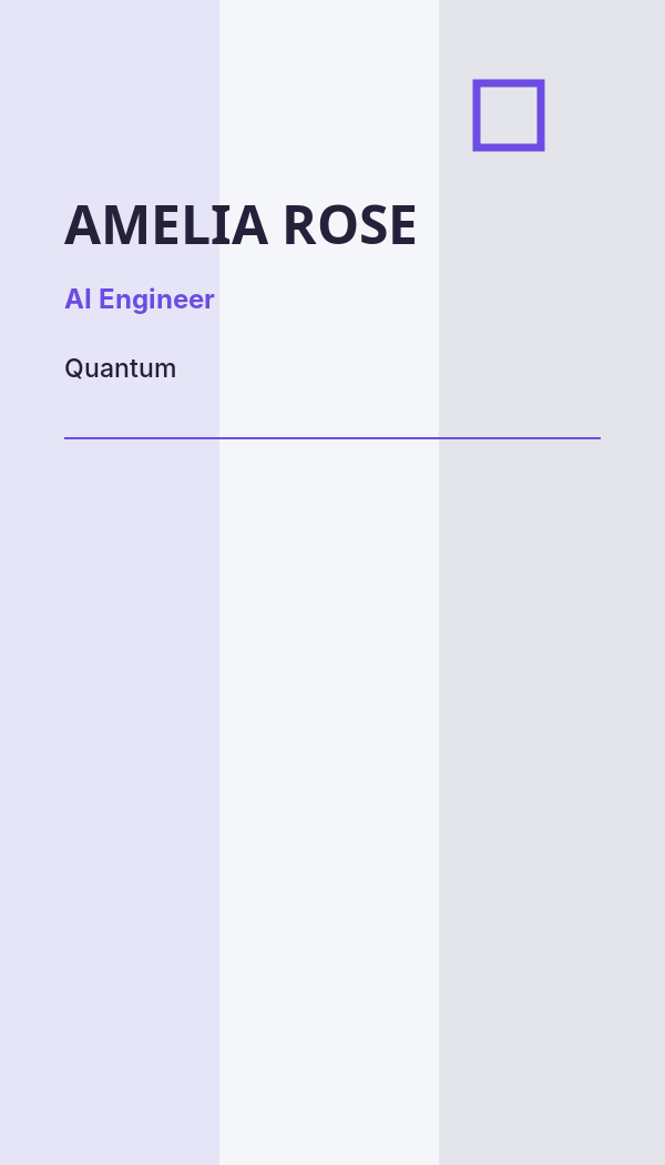 Quantum Technology business card preview